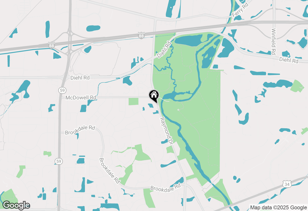 Map of 1565 Raymond Drive #102, Naperville, IL 60563