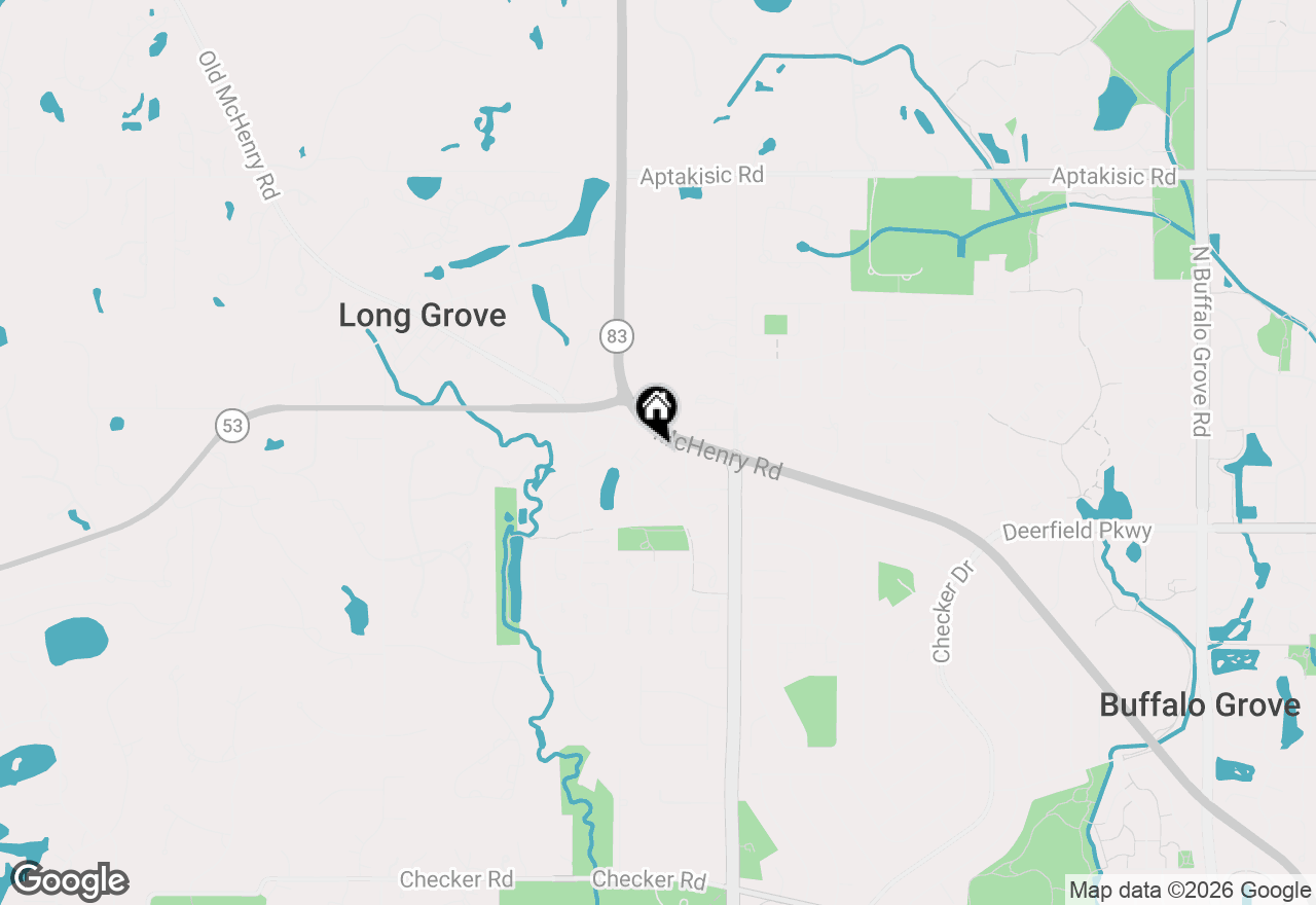 Map of 1260 Franklin Lane, Buffalo Grove, IL 60089