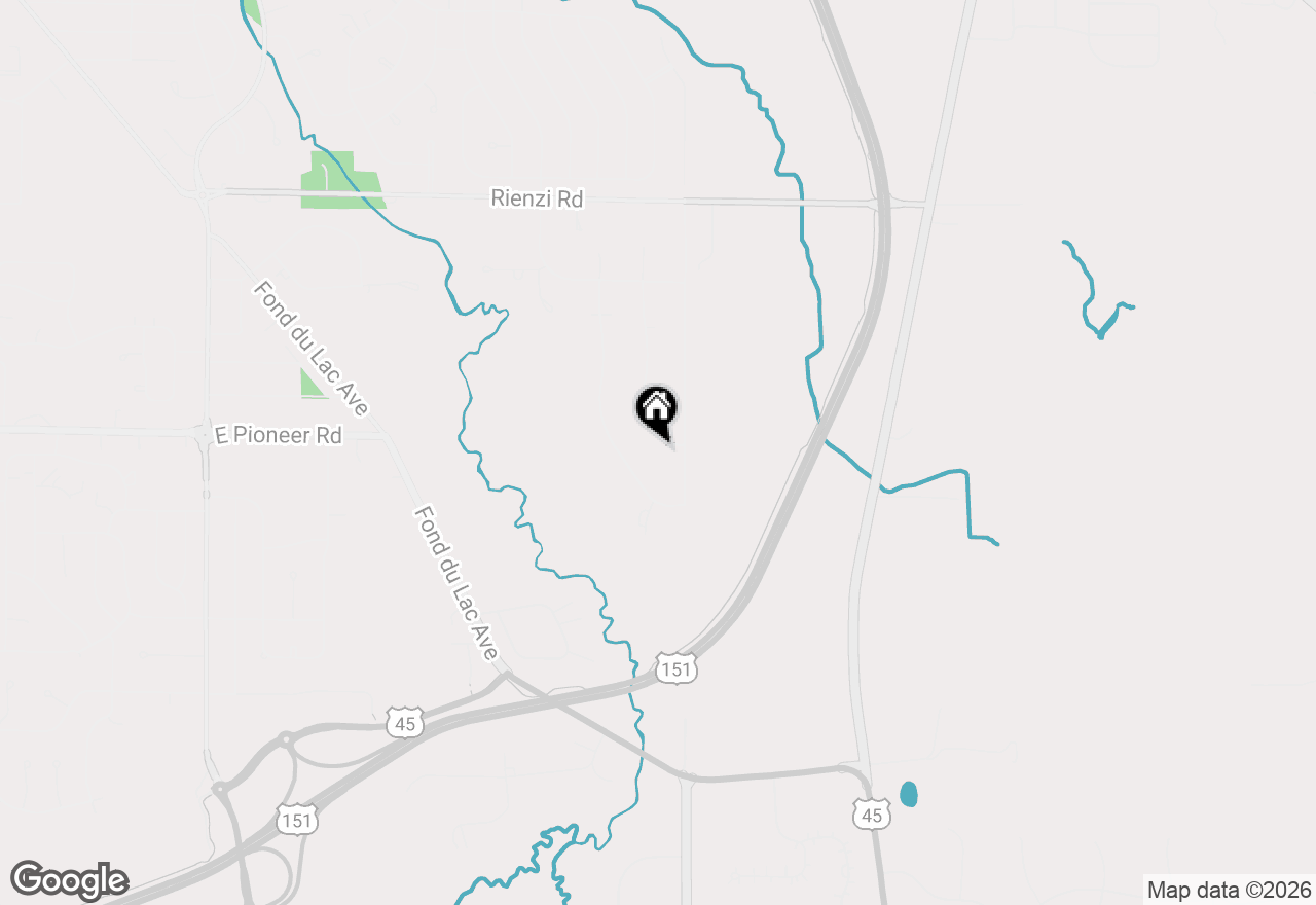 Map of 876 Estate Dr, Fond Du Lac, WI 54935