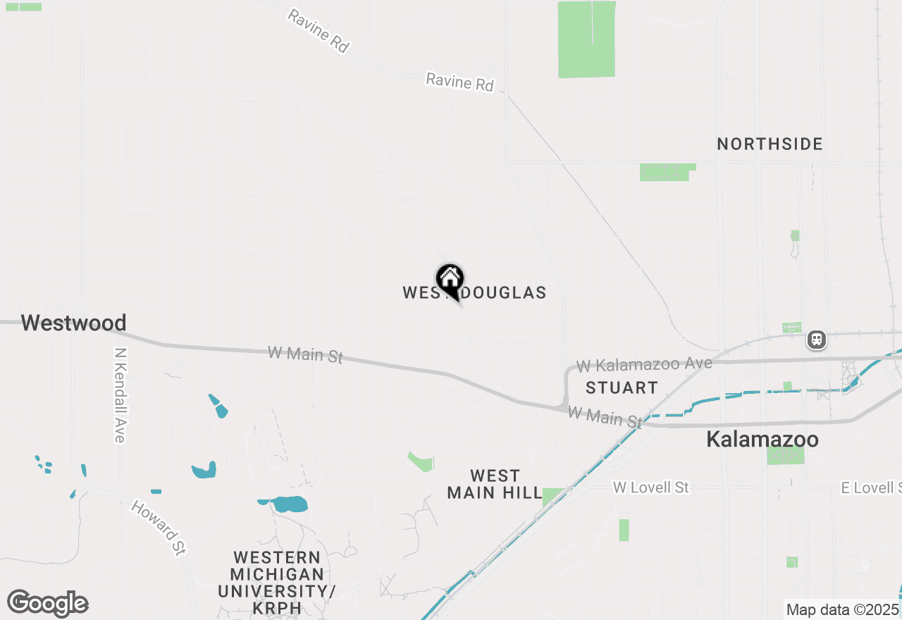 Map of 1444 Jefferson Avenue, Kalamazoo, MI 49006