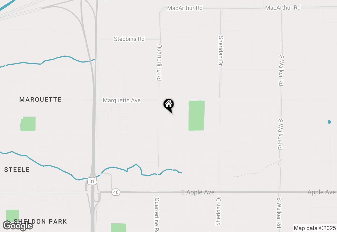 Map of 505 Marlane Street, Muskegon, MI 49442