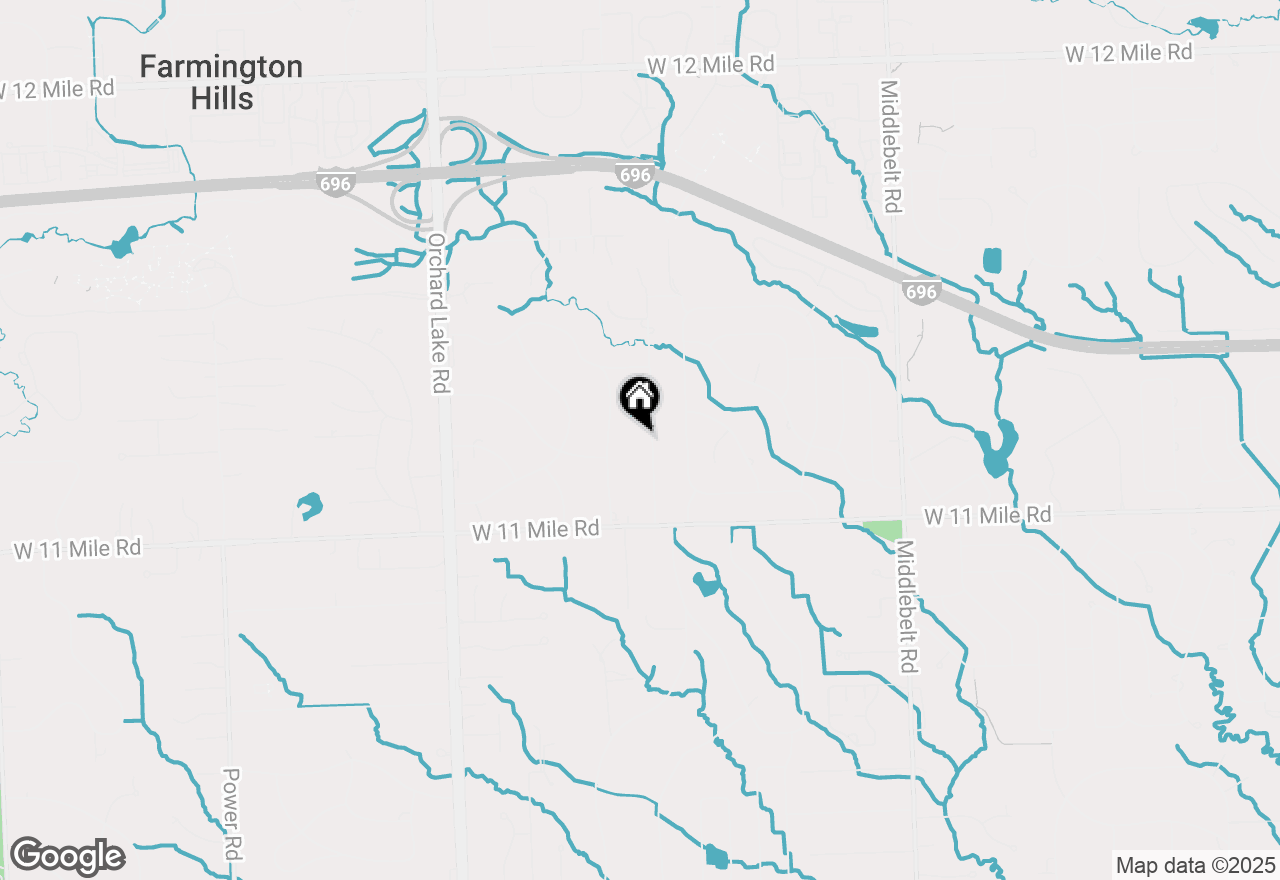Map of 26261 La Muera Street, Farmington, MI 48331
