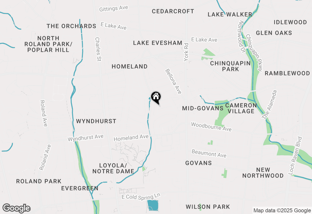 Map of 5208 Tilbury Way, Baltimore, MD 21212