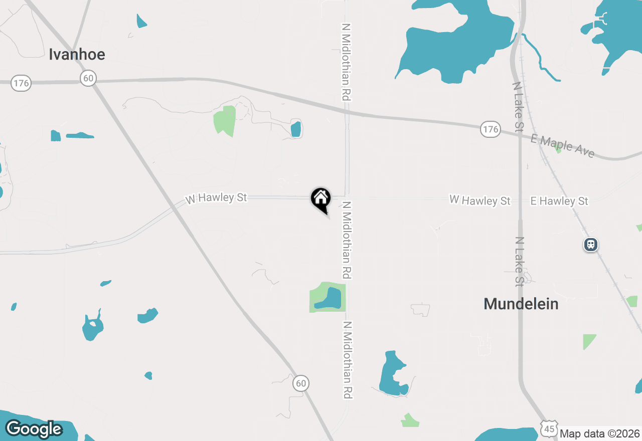 Map of 1284 Regent Drive, Mundelein, IL 60060