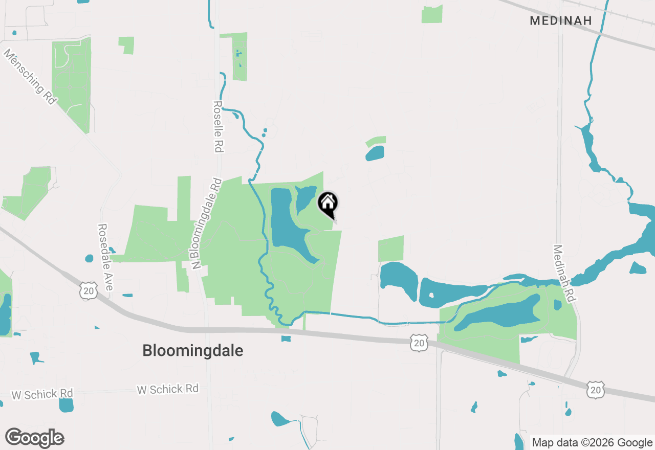 Map of 191 Hillcrest Terrace #2A, Bloomingdale, IL 60108