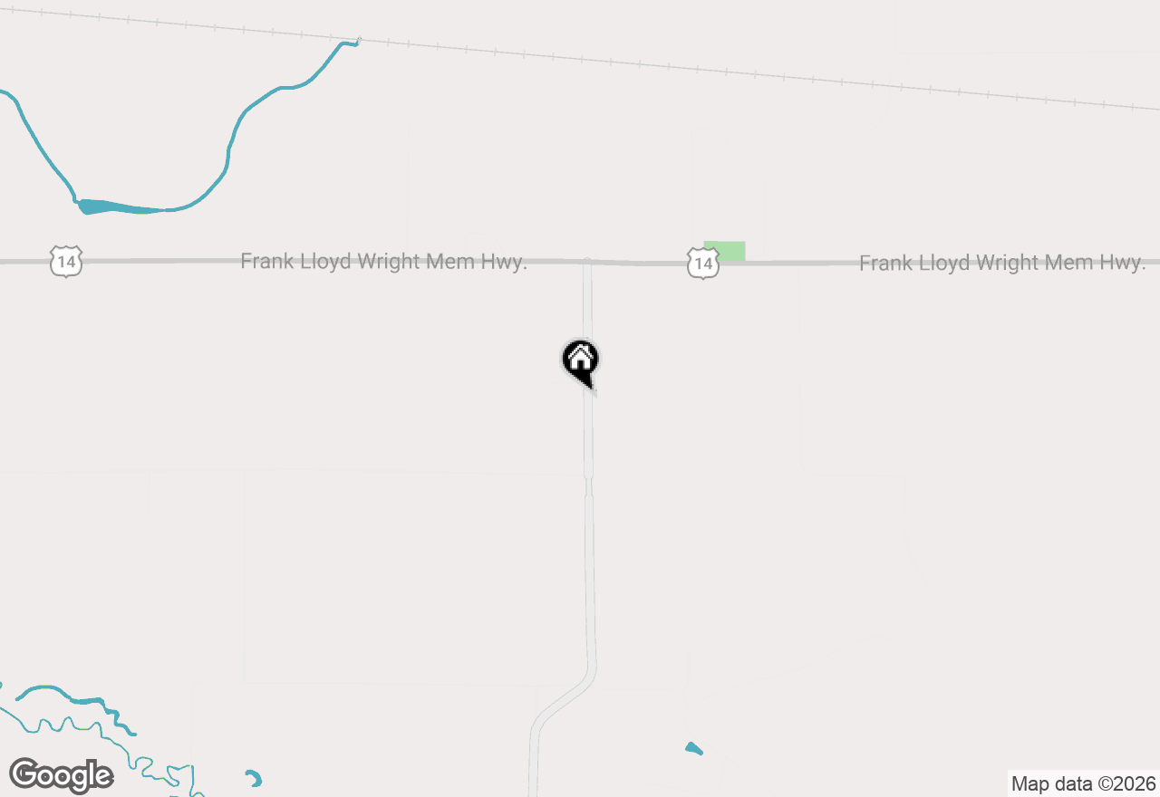 Map of 7096 County Road H, Arena, WI 53503