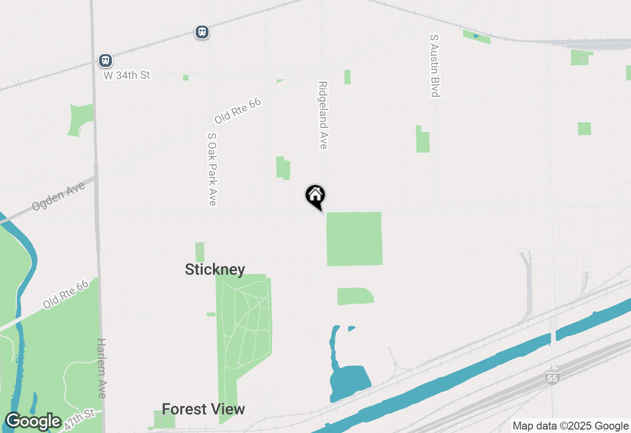 Map of 6421 Pershing Road #305, Stickney, IL 60402