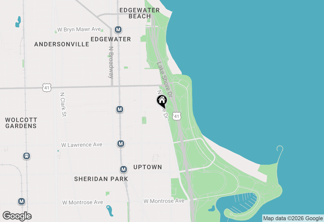Map of 4980 N Marine Drive #432, Chicago, IL 60640