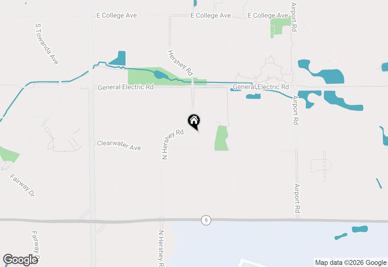 Map of 2606 Kapok Drive, Bloomington, IL 61704