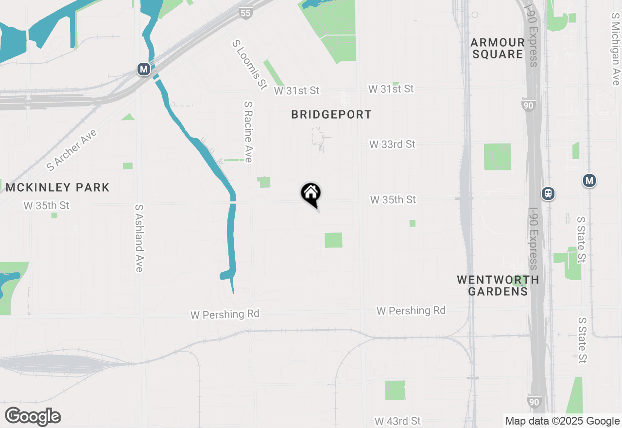 Map of 974 W 35th Place #307, Chicago, IL 60609