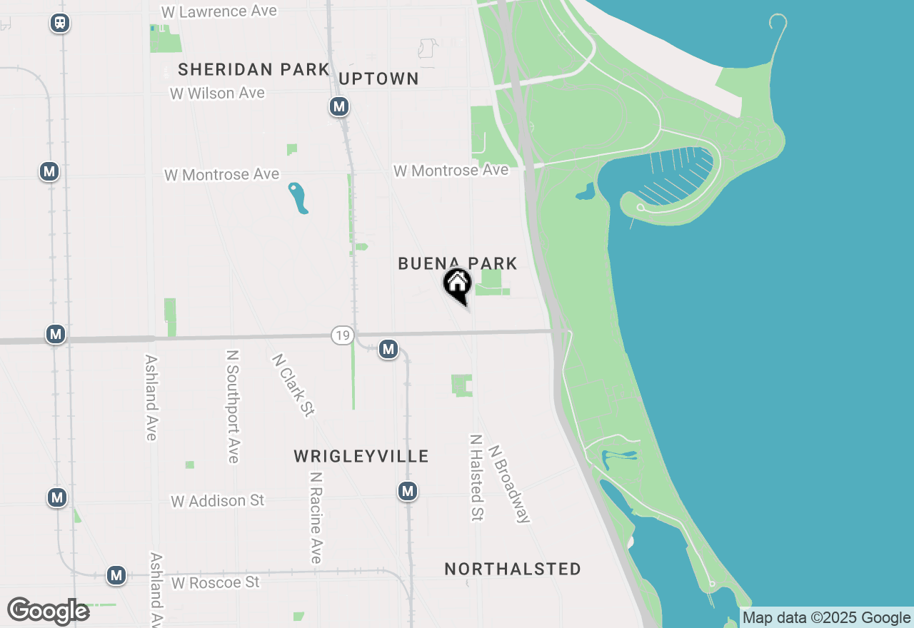 Map of 4027 N Broadway Street #403, Chicago, IL 60613