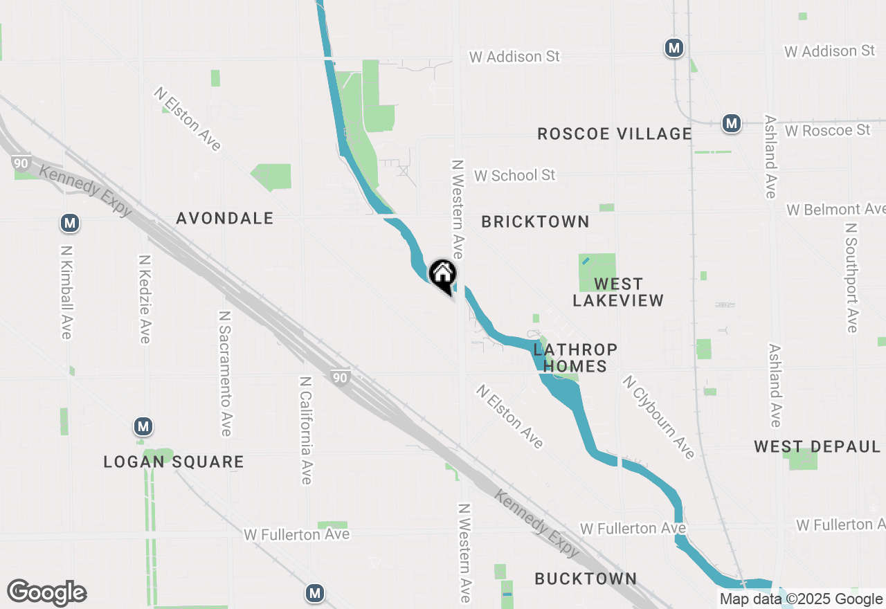 Map of 2950 N Western Avenue, Chicago, IL 60618