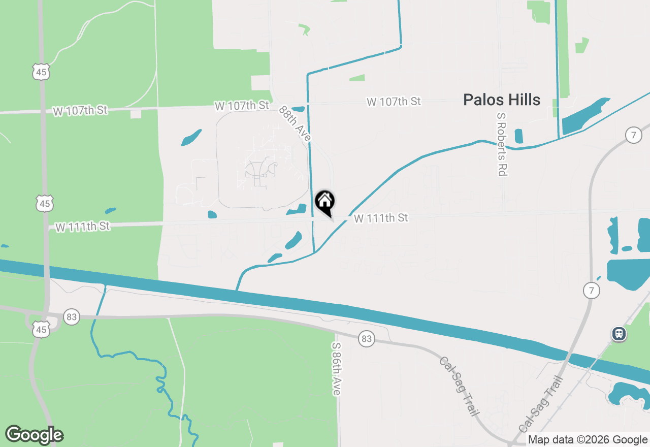 Map of 11105 O Gorman Drive #2, Palos Hills, IL 60465