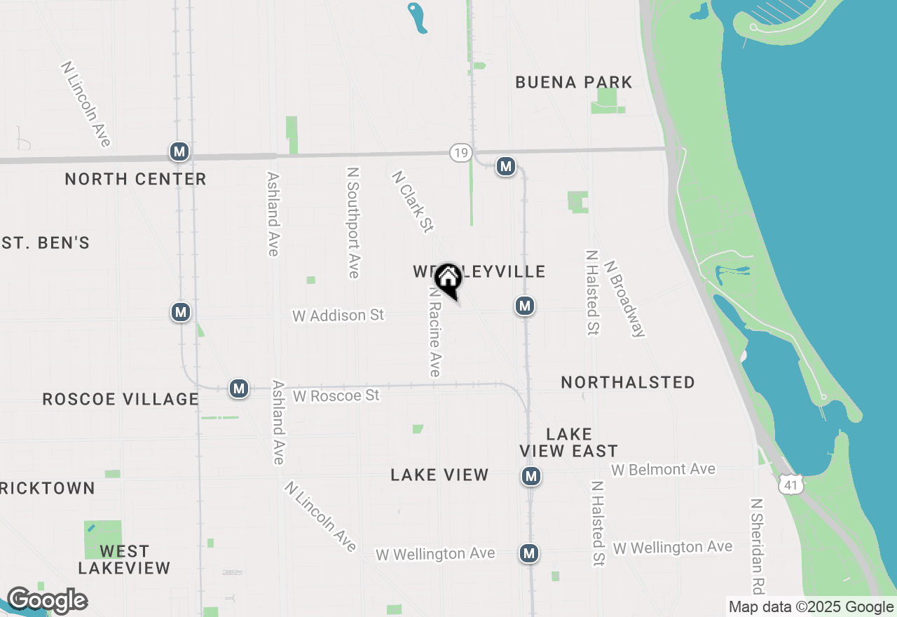 Map of 1134 W Addison Street, Chicago, IL 60613