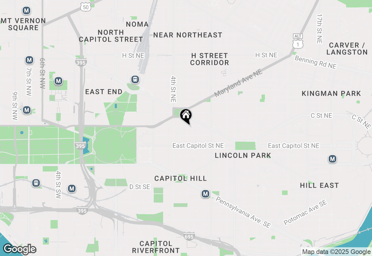 Map of 523 Constitution Avenue Ne #3, Washington, DC 20002
