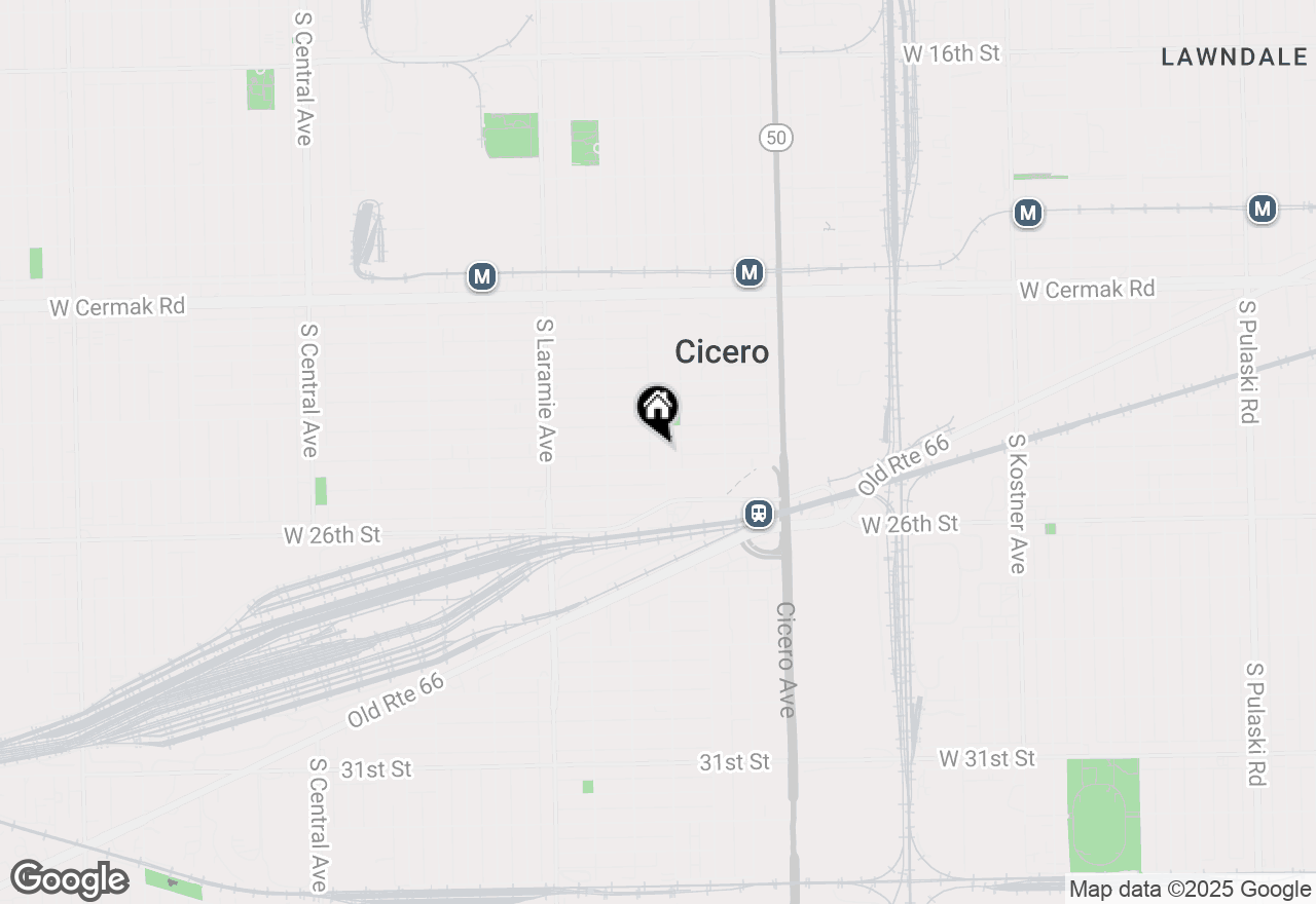Map of 2434 S 50th Avenue, Cicero, IL 60804