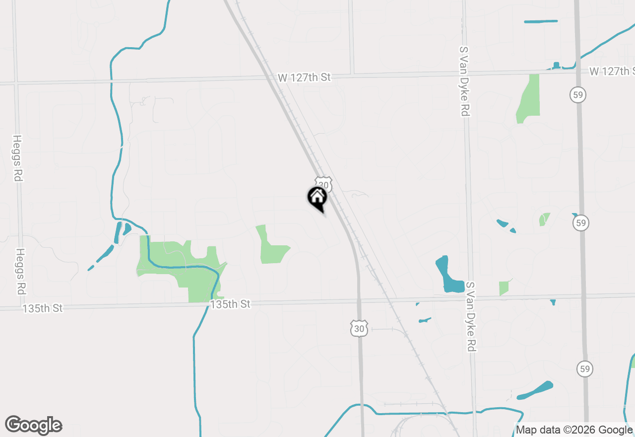 Map of 24902 W Ambrose Road, Plainfield, IL 60585