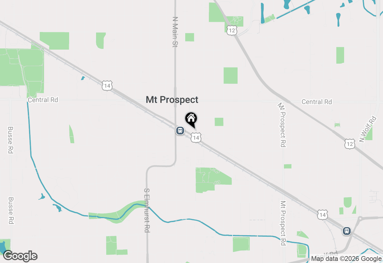 Map of 122 E Northwest Highway #612, Mount Prospect, IL 60056