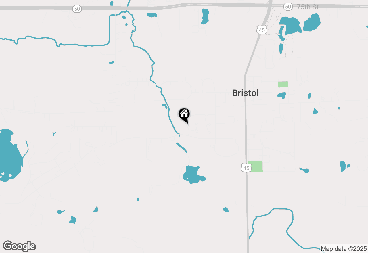 Map of 8410 207th Ave, Bristol, WI 53104