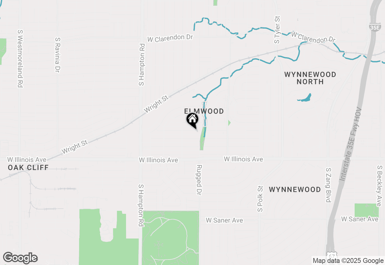 Map of 1727 Melbourne Avenue, Dallas, TX 75224