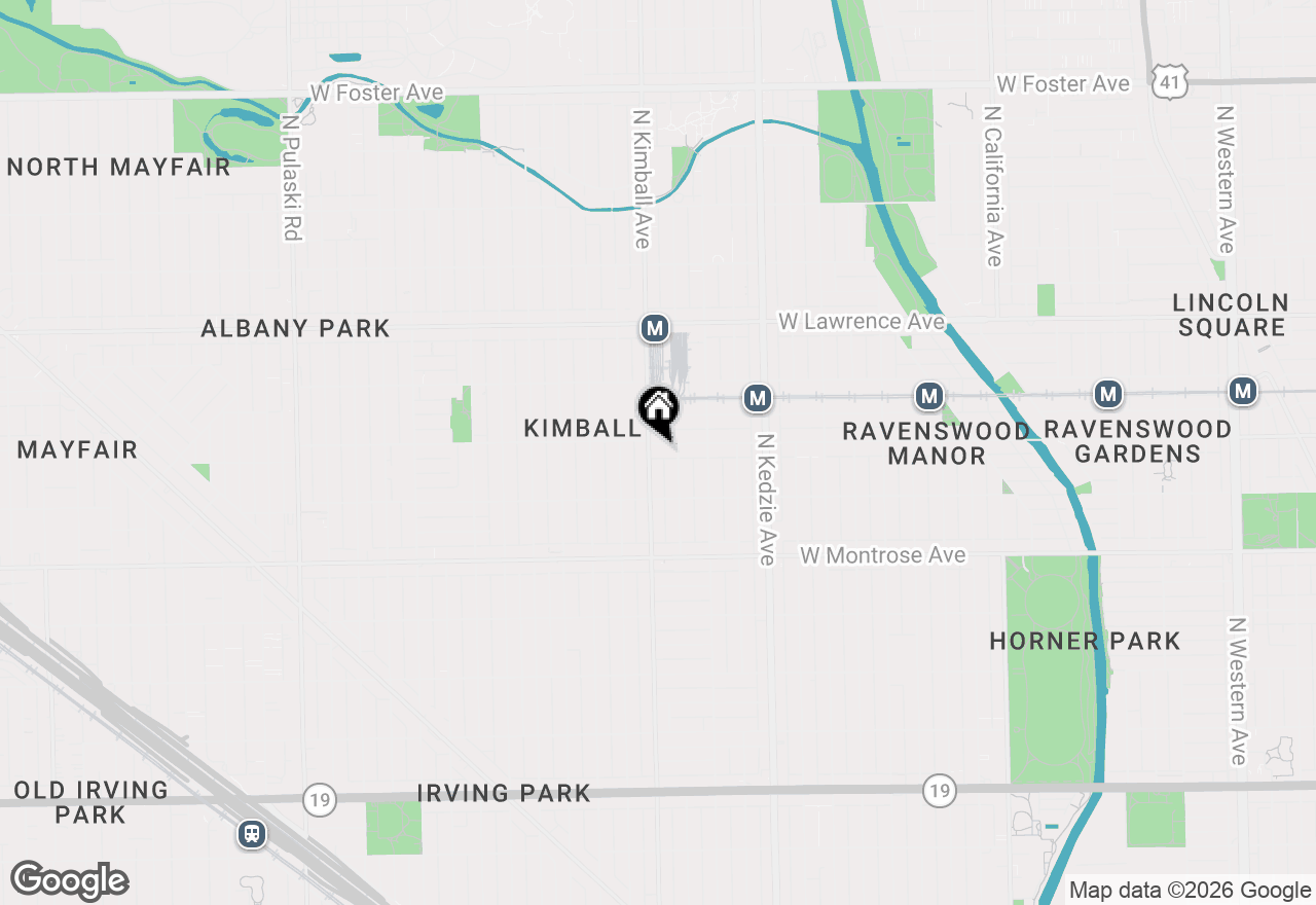 Map of 3353 W Wilson Avenue #2R, Chicago, IL 60625