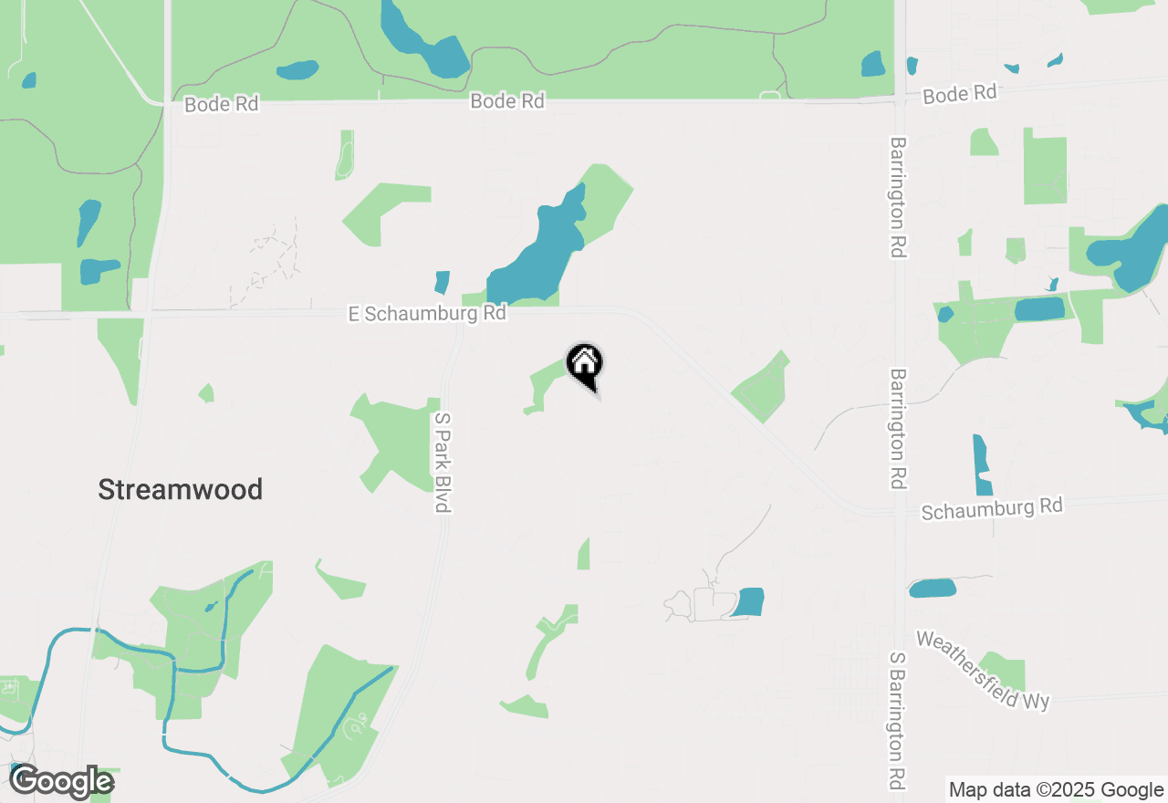 Map of 105 Ridge Circle, Streamwood, IL 60107