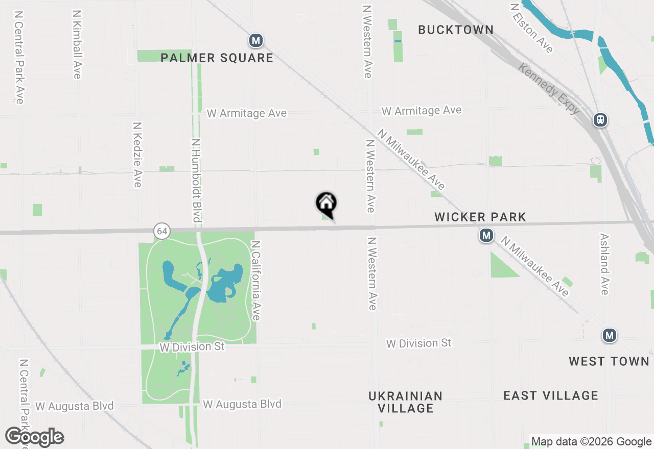 Map of 1600 N Maplewood Avenue, Chicago, IL 60647