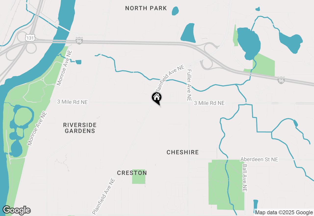 Map of 923 Northwood Street Ne, Grand Rapids, MI 49505