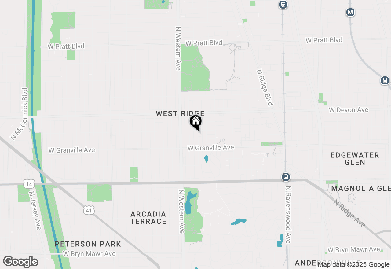 Map of 6246 N Oakley Avenue, Chicago, IL 60659