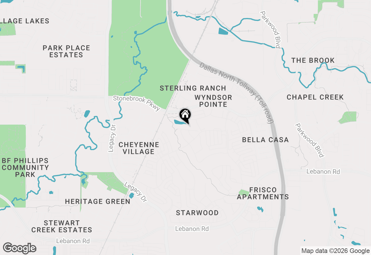 Map of 5902 Arrowhead Drive, Frisco, TX 75034