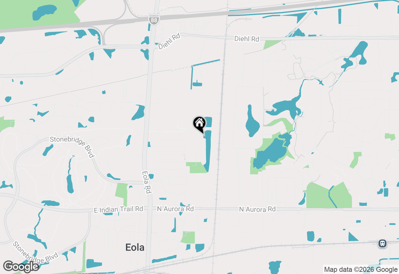 Map of 3137 Bennett Place, Aurora, IL 60502