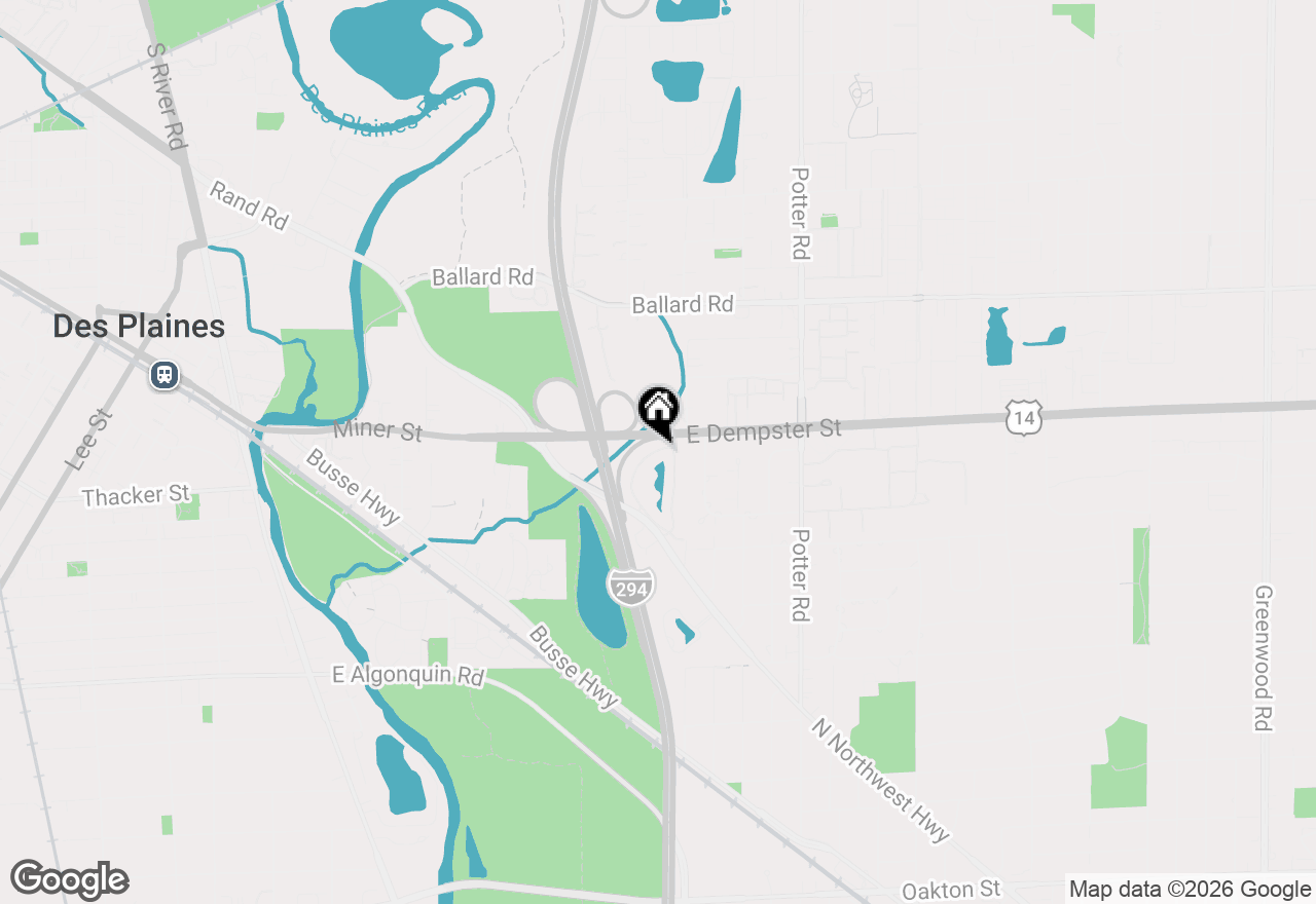 Map of 1715 Pavilion Way #307, Park Ridge, IL 60068