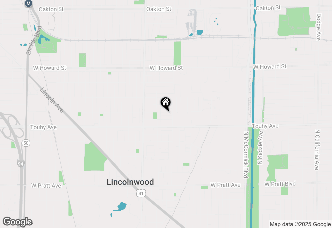 Map of 3829 W Chase Avenue, Lincolnwood, IL 60712