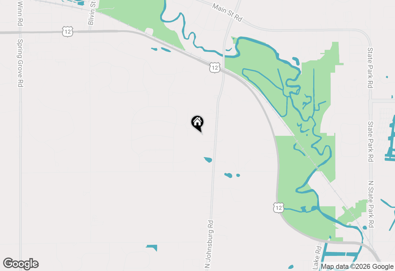 Map of 6805 Johnsburg Road, Spring Grove, IL 60081