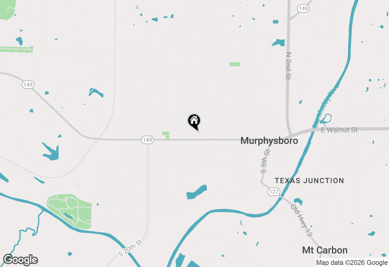 Map of 1501 Pine Street, Murphysboro, IL 62966