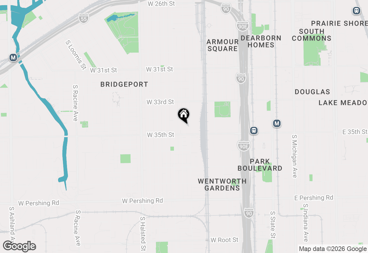Map of 3433 S Parnell Avenue, Chicago, IL 60616
