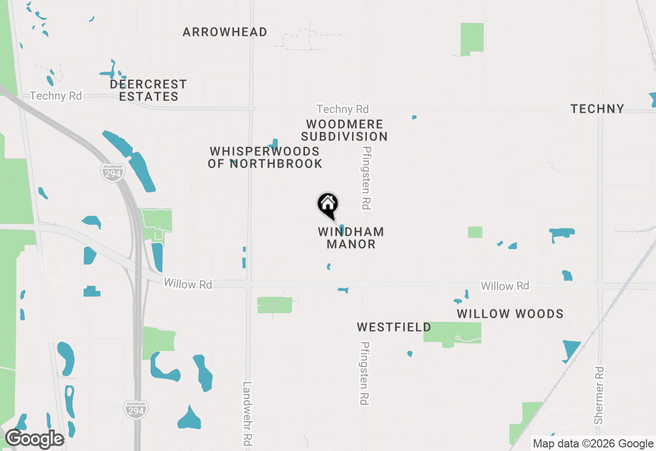Map of 2432 Auburn Lane, Northbrook, IL 60062
