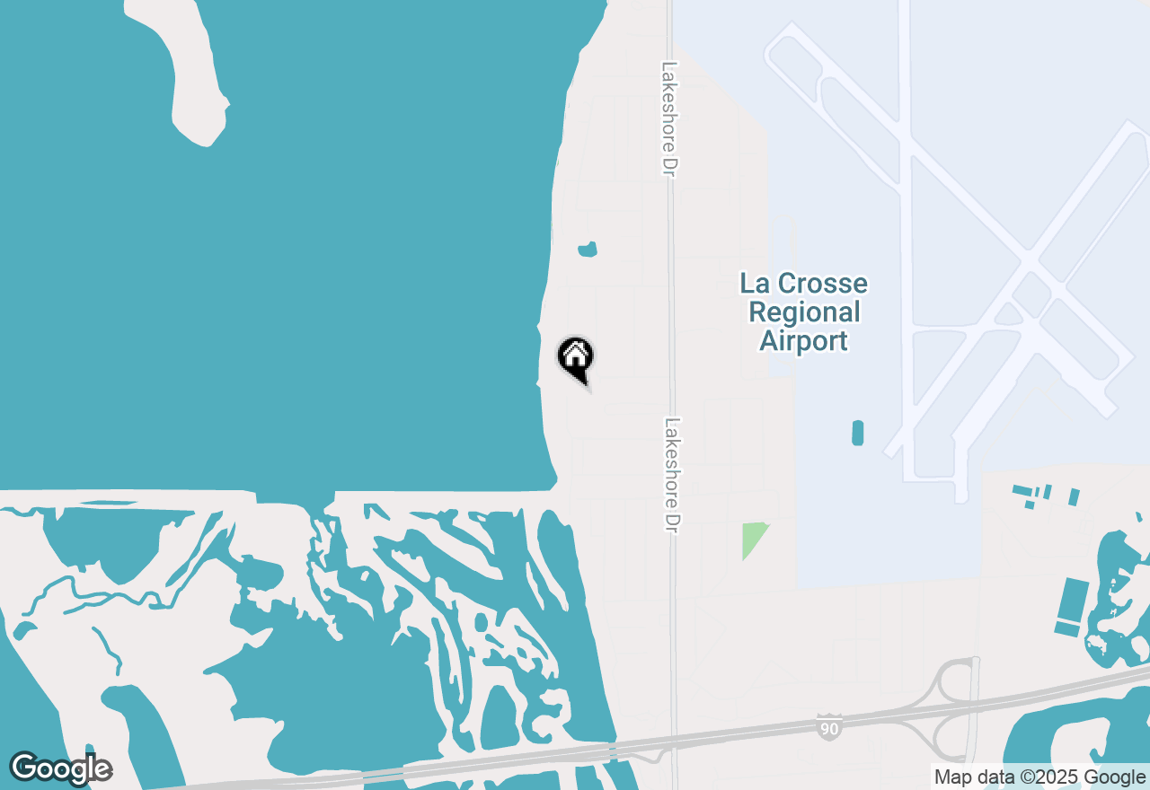 Map of 2830 Bayshore Dr, La Crosse, WI 54603