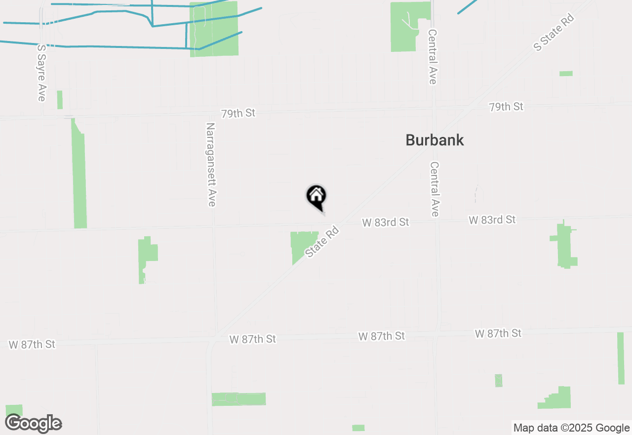 Map of 8244 Austin Avenue, Burbank, IL 60459