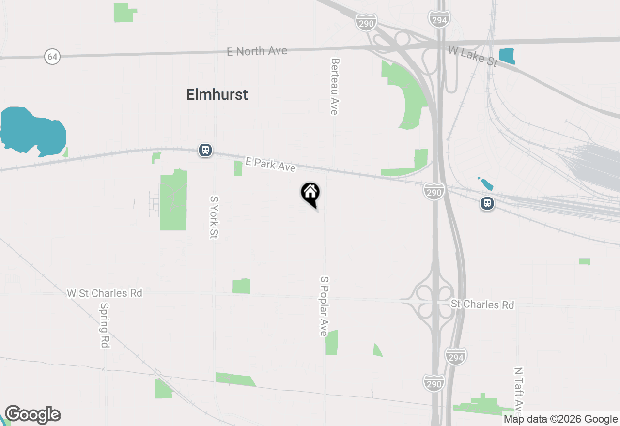 Map of 179 S Lawndale Avenue, Elmhurst, IL 60126