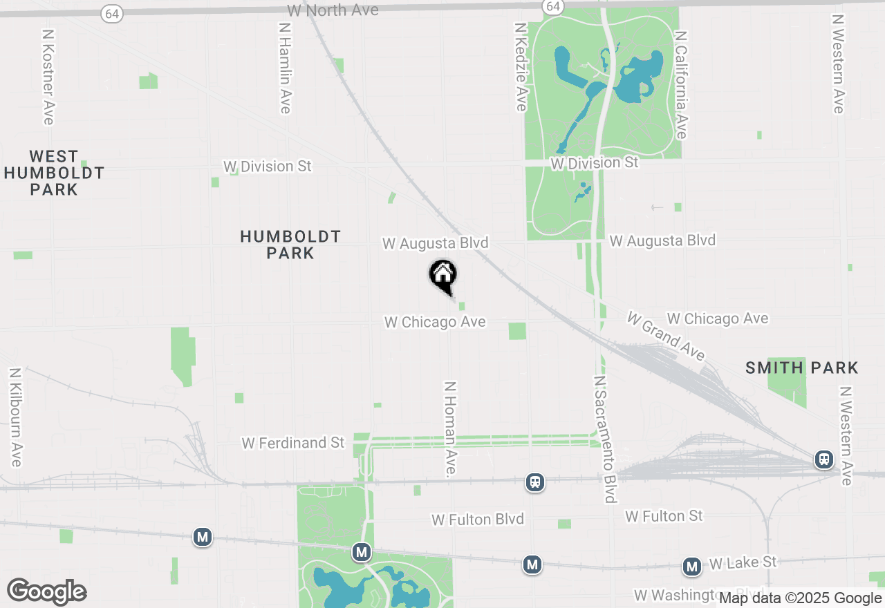 Map of 826 N Homan Avenue, Chicago, IL 60651