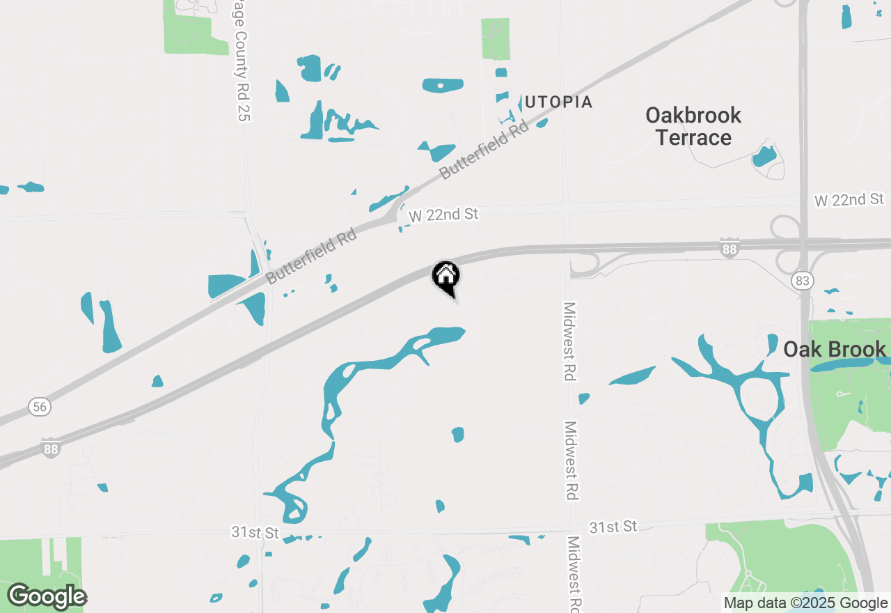 Map of 3 Royal Vale Drive, Oak Brook, IL 60523