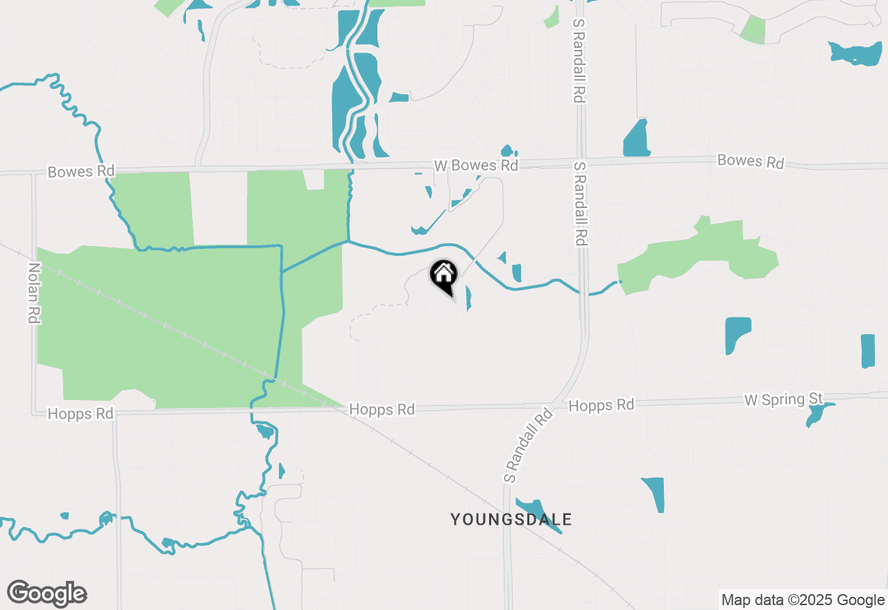 Map of 2444 Emily Lane #2444, Elgin, IL 60124