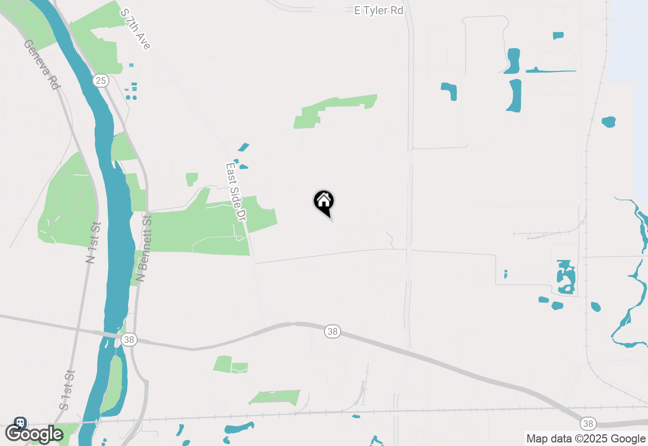 Map of 1024 Geneva Drive, Geneva, IL 60134