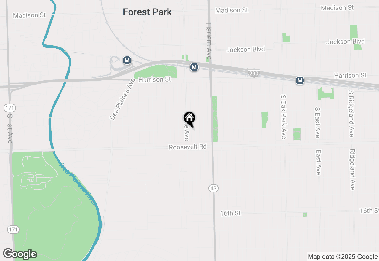 Map of 1100 Circle Avenue, Forest Park, IL 60130