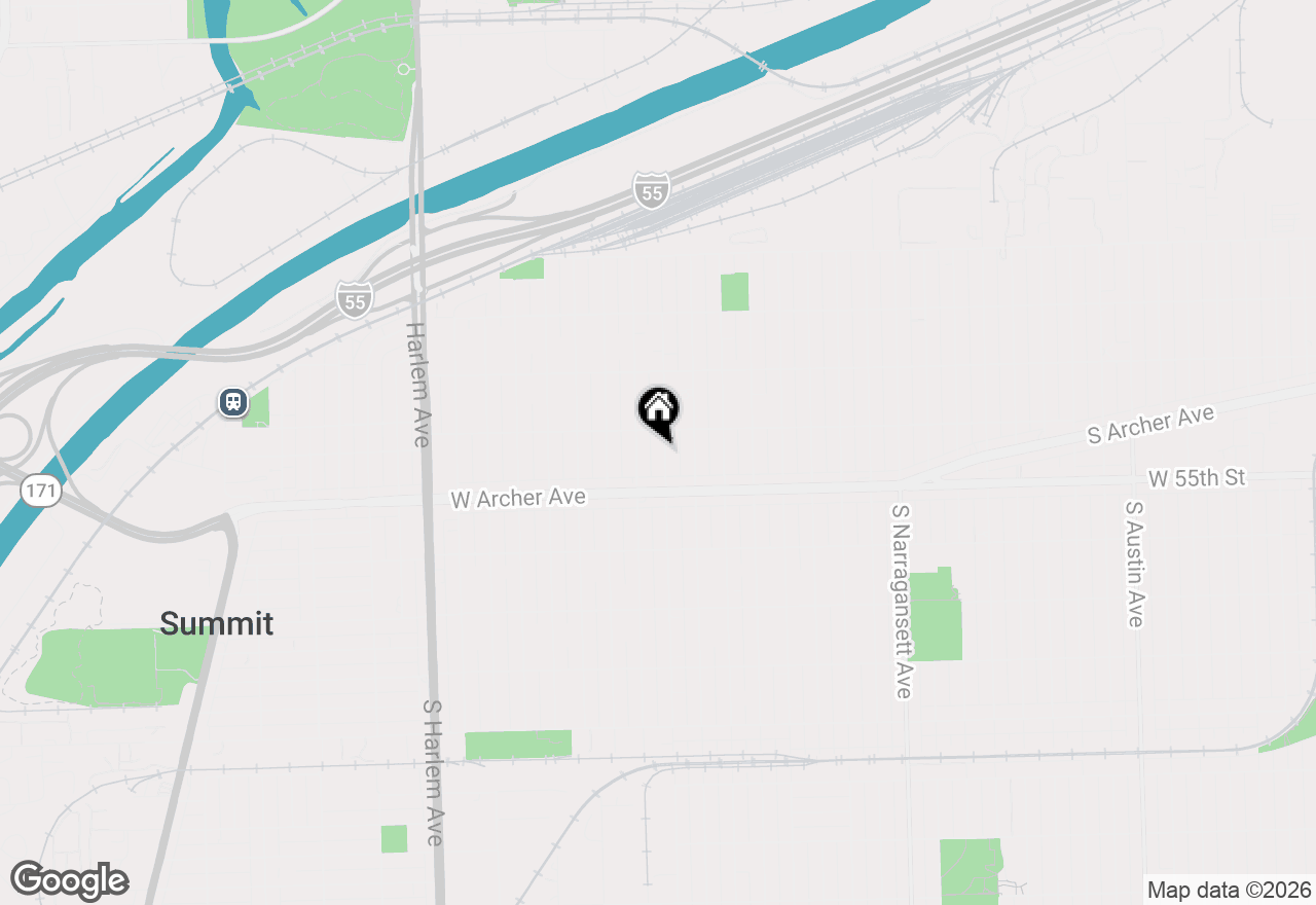Map of 5422 S Oak Park Avenue, Chicago, IL 60638