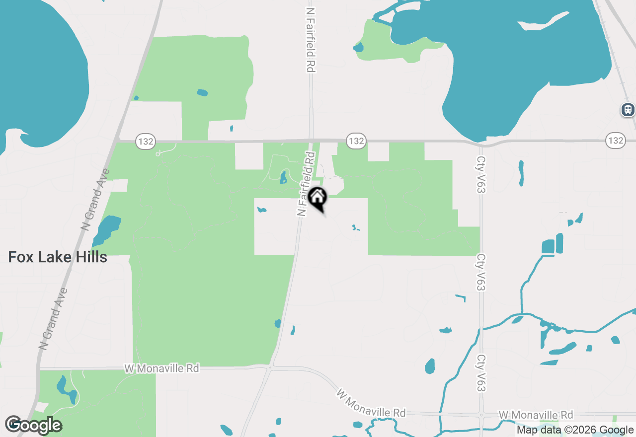 Map of 24225 W Saxony Drive, Lake Villa, IL 60046