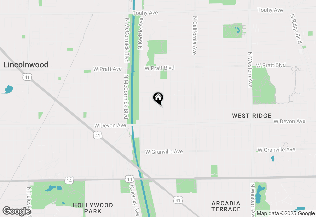 Map of 6504 N Whipple Street, Chicago, IL 60645