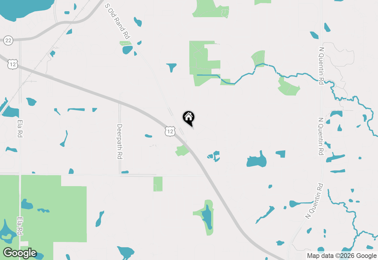 Map of 1080 Cardinal Drive S, Lake Zurich, IL 60047