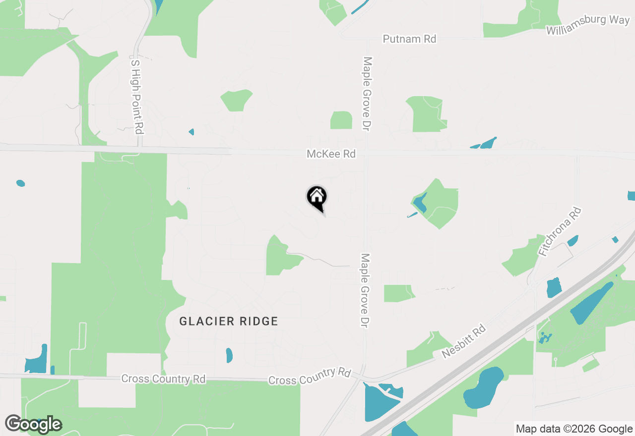 Map of 3331 N Stone Creek Circle, Madison, WI 53719